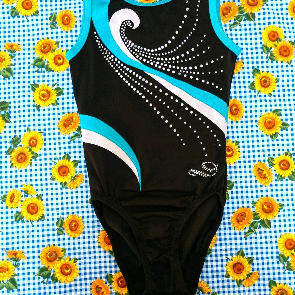 Girls Swimsuit with Rhinestones Large